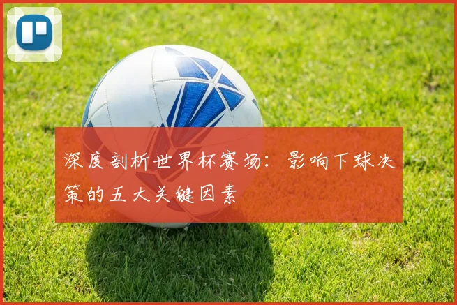 深度剖析世界杯赛场：影响下球决策的五大关键因素