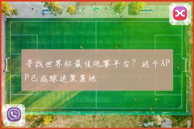 寻找世界杯最佳观赛平台？这个APP已成球迷聚集地